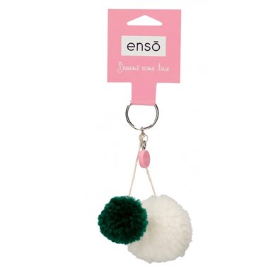 Llavero pompón dos colores Enso
