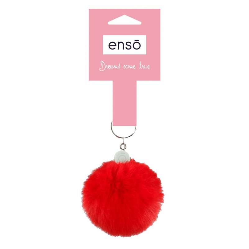 Llavero pompón Enso Rojo