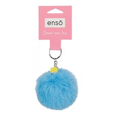 Llavero pompón Enso azul