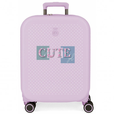 TROLLEY ABS 55CM.C/EXP. 4R. ENSO CUTE GIRL LILA