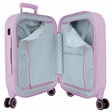 TROLLEY ABS 55CM.C/EXP. 4R. ENSO CUTE GIRL LILA