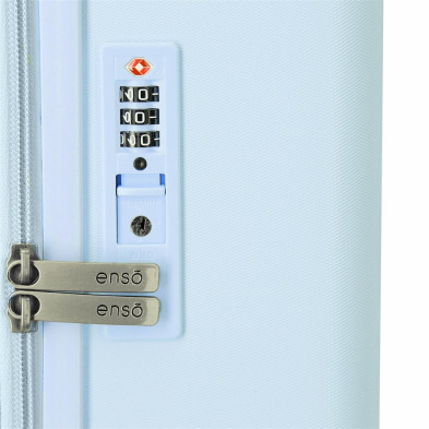TROLLEY ABS 55CM.4R.ENSO ANNIE TURQUESA