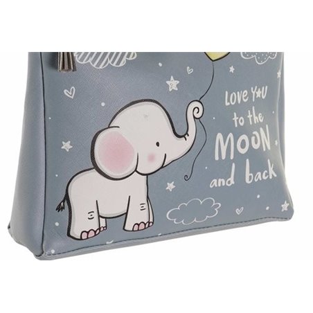 NECESER POLIESTER ELEFANTE AZUL