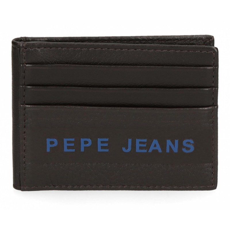 TARJETERO PEPE JEANS RAISE MARRÓN
