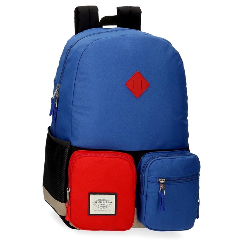 MOCHILA ESCOLAR PEPE JEANS DANY AZUL