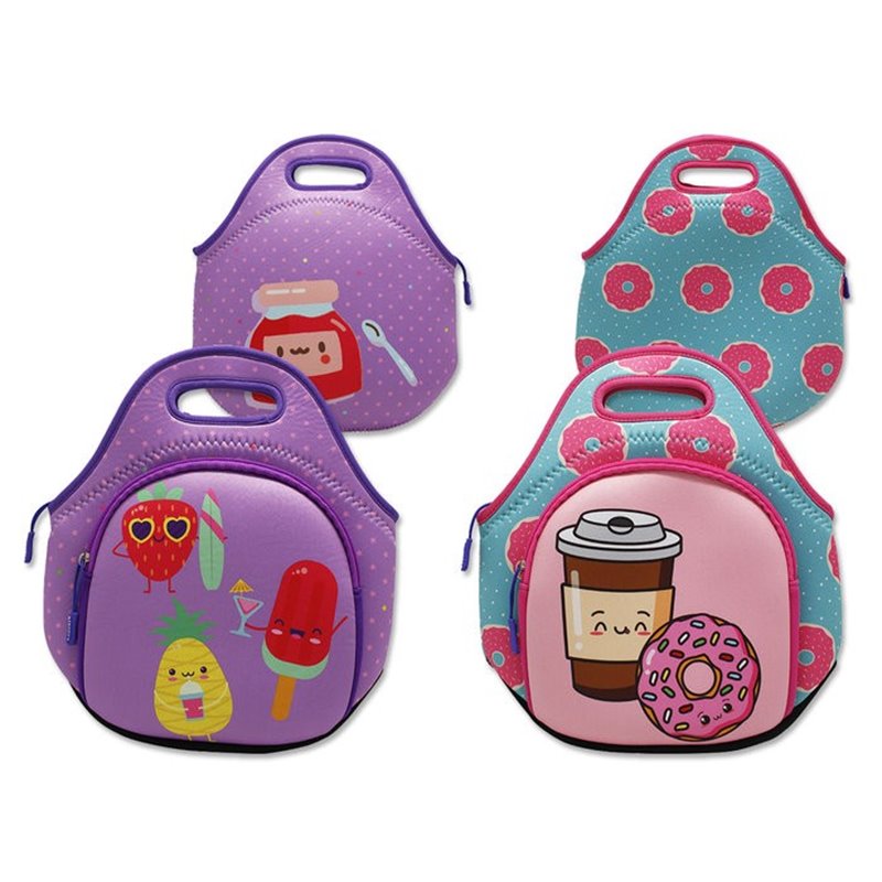 BOLSA MERIENDA NEOPRENO CON BOLSILLO HAPPY MEAL