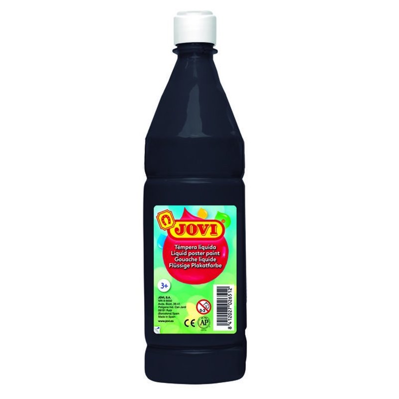 TEMPERA LIQUIDA JOVI 511 1000CC NEGRO