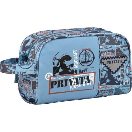 Neceser de viaje  (adaptable a carro) privata navy