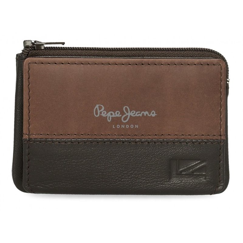 MONEDERO Pepe jeans UNITED MARRON