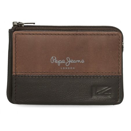 MONEDERO Pepe jeans UNITED MARRON