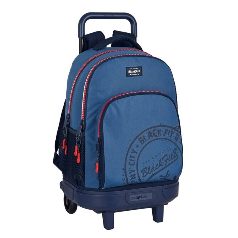 MOCHILA GDE. C/RUEDAS COMPACT EXTRAIBLE RECICLABLE BLACKFIT8