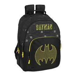 MOCHILA DOBLE CON CANTONERAS ADAPTABLE A CARRO BATMAN COMIX