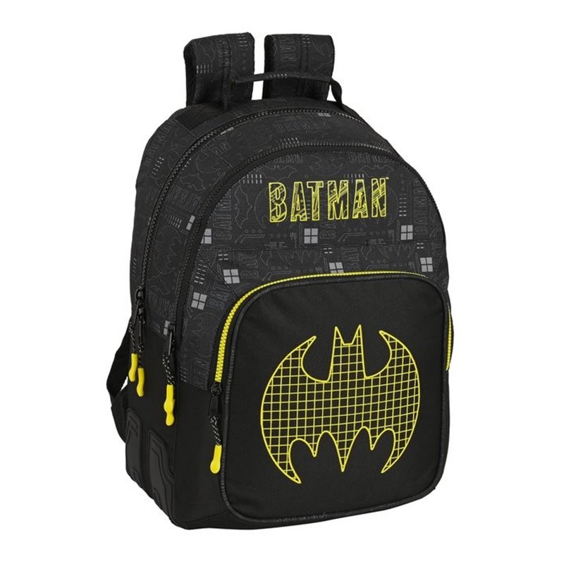 MOCHILA DOBLE CON CANTONERAS ADAPTABLE A CARRO BATMAN COMIX