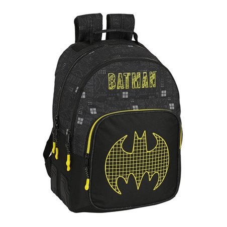 MOCHILA DOBLE CON CANTONERAS ADAPTABLE A CARRO BATMAN COMIX