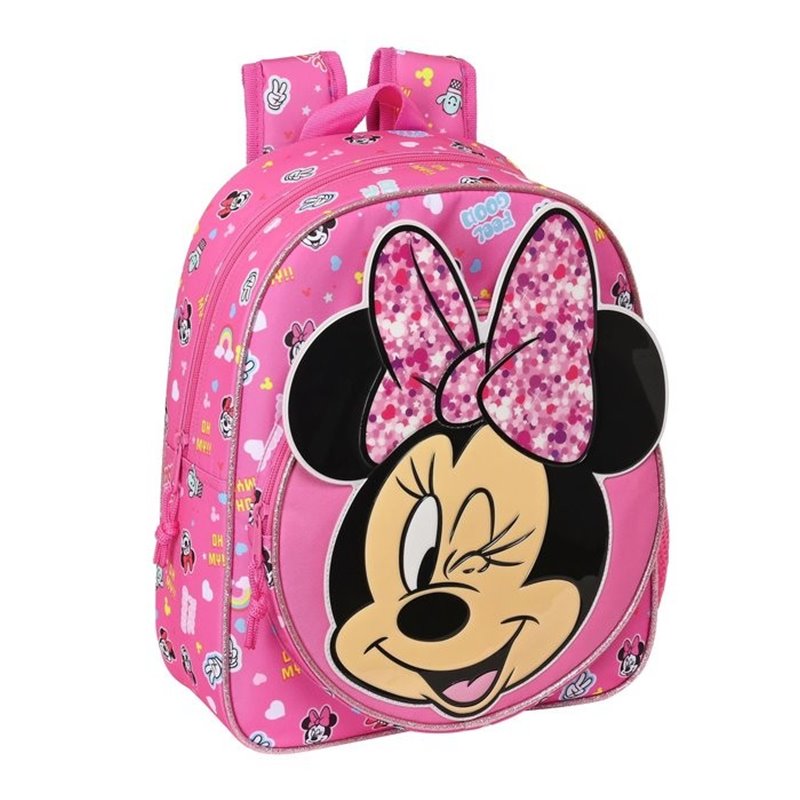 MOCHILA INFANTIL ADAPTABLE A CARRO MINNIE MOUSE LUCKY