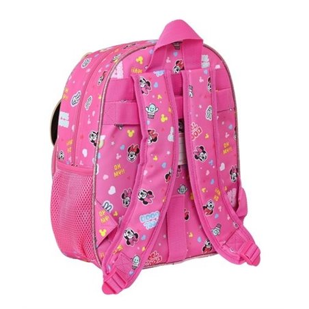 MOCHILA INFANTIL ADAPTABLE A CARRO MINNIE MOUSE LUCKY