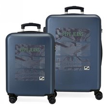 Juego de Maletas Pepe Jeans Davis rígidas 55-65cm denim