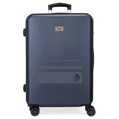 Maleta mediana EL POTRO Chic rígida 65cm Marino