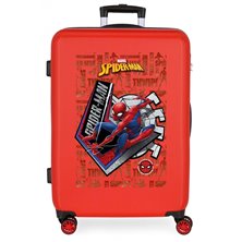 Maleta Mediana Spiderman Great Power rígida 68cm Rojo