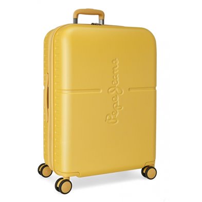 Maleta mediana Pepe Jeans Highlight Ocre rígida 70cm