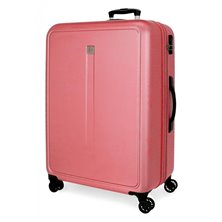 Maleta Mediana Roll Road Camboya Rígida 68cm Rosa