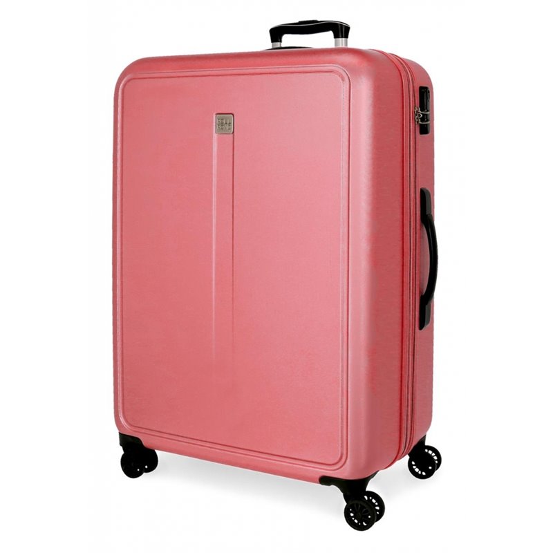 Maleta Mediana Roll Road Camboya Rígida 68cm Rosa