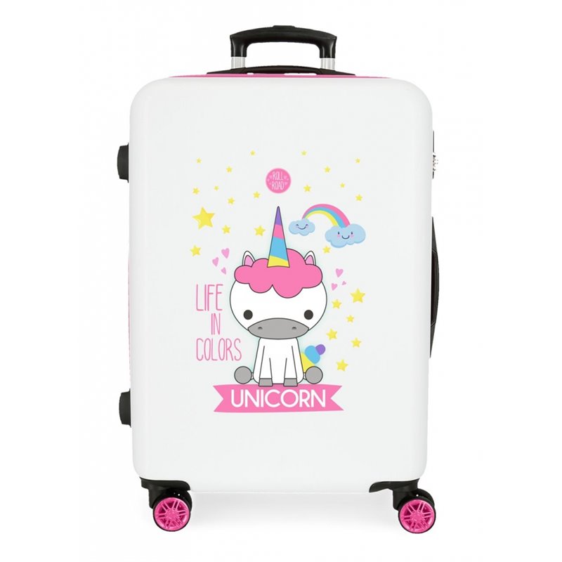 Maleta mediana Little Me Unicorn rígida 65cm