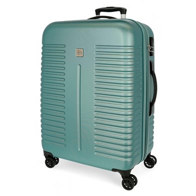 Maleta Mediana Roll Road India rígida 70cm Turquesa