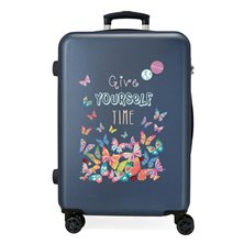 Maleta Mediana Movom Give yourself time rígida 65cm denim