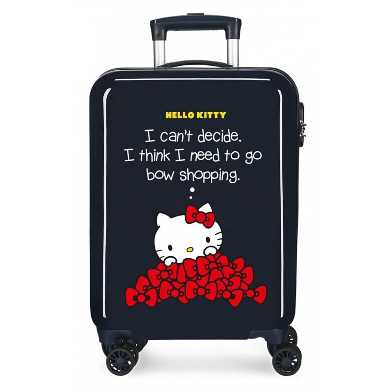 Maleta de cabina Bow of Hello Kitty rígida 55cm Lazos