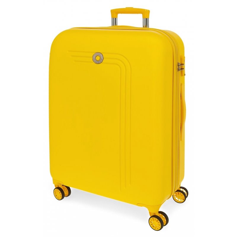 Maleta Mediana Movom Riga Rígida 70cm Amarillo