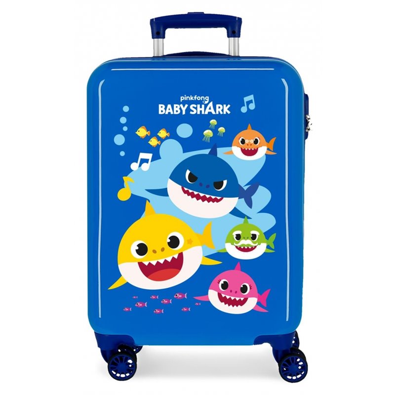 Maleta de Cabina Baby Shark Rígida 55cm Ocean Sharks