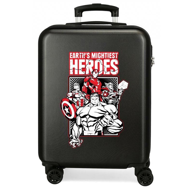 Maleta de Cabina Avengers Earth´s Mightiest Heroes rígida 55cm Negro