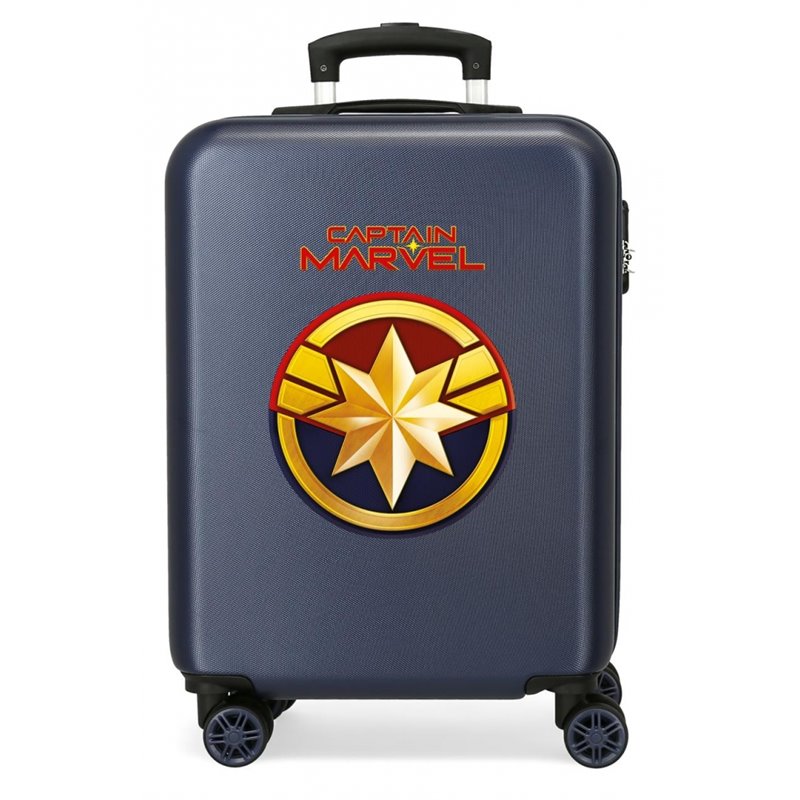 Maleta de Cabina Capitan Marvel rígida 55cm
