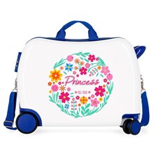 Maleta infantil 2 ruedas multidireccionales Little Me Princess Azul