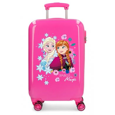 Maleta de cabina rígida Sparkle Frozen Fucsia