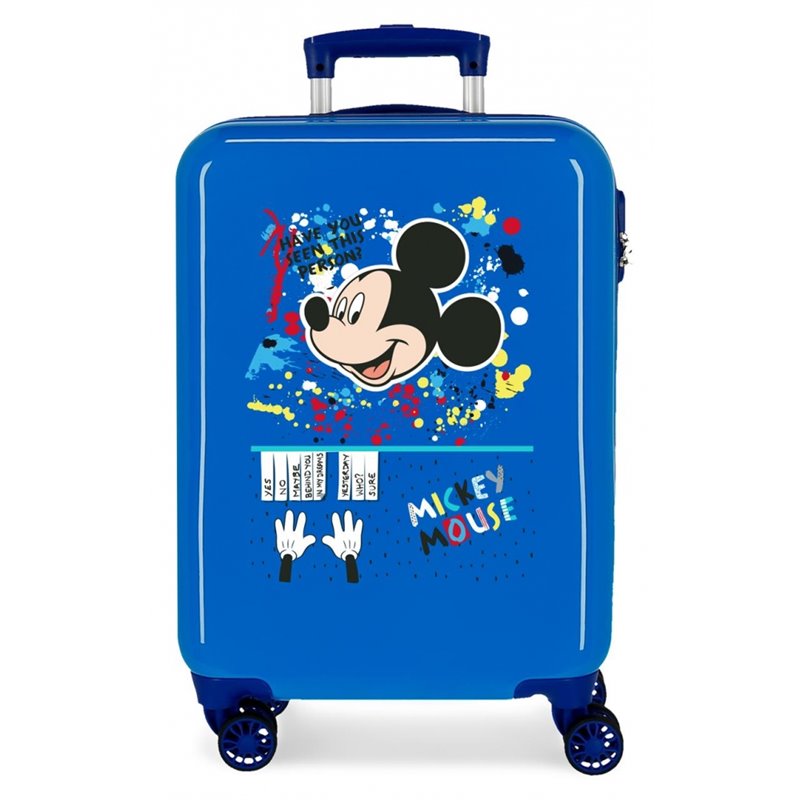 Maleta de cabina rígida Mickey colour Mayhem azul