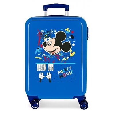 Maleta de cabina rígida Mickey colour Mayhem azul