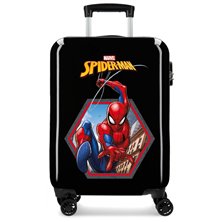 Maleta de Cabina Spiderman Geo rígida 55cm Negra