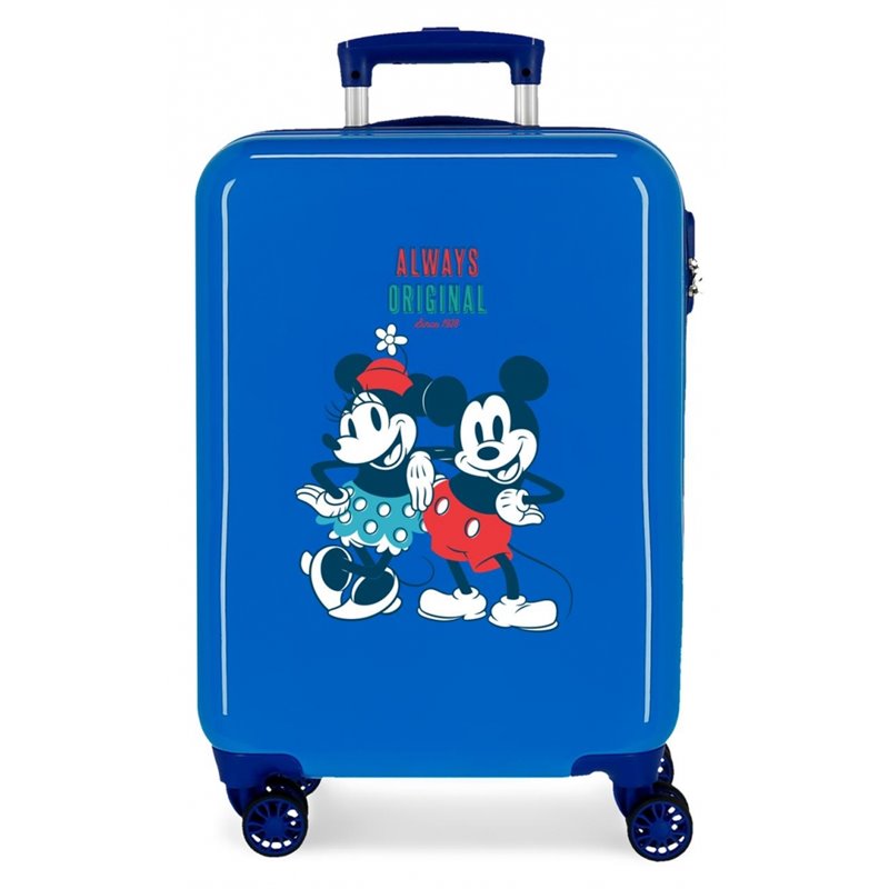 Maleta de Cabina Mickey Always Original rígida 55cm Azul