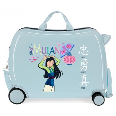 Maleta infantil 2 ruedas multidireccionales Mulan Princess Celebration