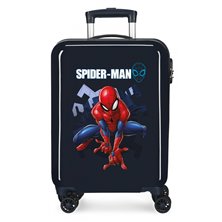 Maleta de Cabina Spiderman Action rígida 55cm Azul