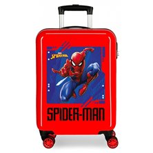 Maleta de cabina Spiderman Street rígida en rojo