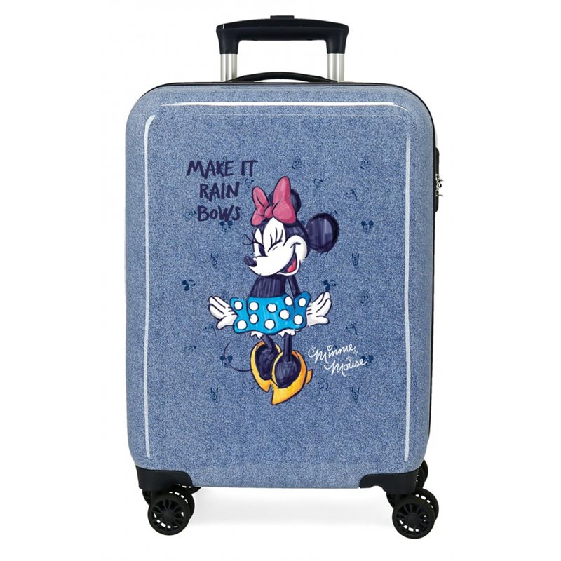 Maleta de cabina Minnie Make it Rain Bows rígida 55cm