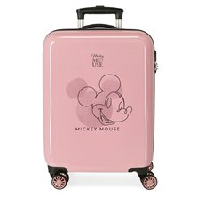 Maleta de Cabina Mickey Outline rígida 55cm nude