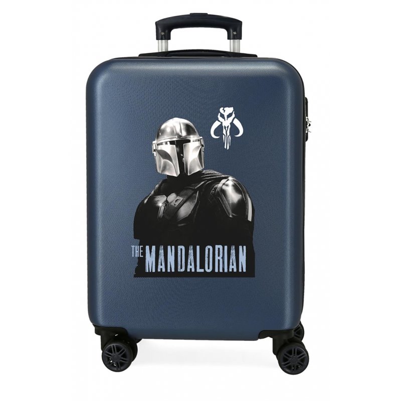 Maleta de Cabina Star Wars The Mandalorian rígida 55cm Azul