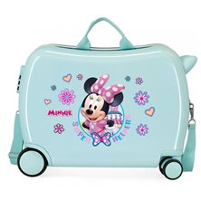 Maleta infantil Minnie Super Helpers ruedas multidireccionales turquesa