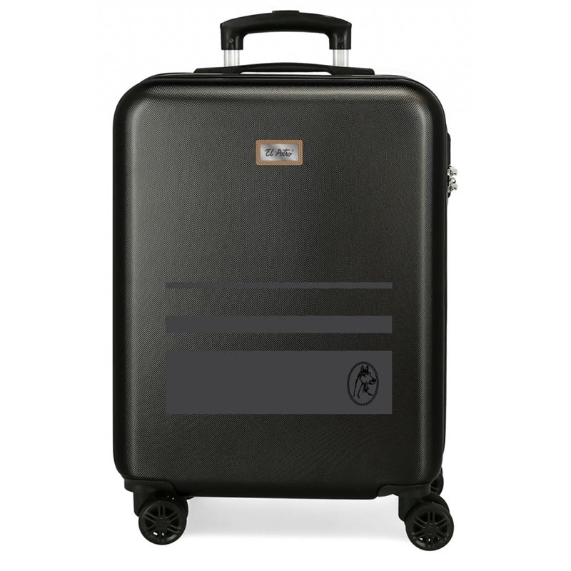 Maleta de cabina EL POTRO Chic rígida 55cm Negro