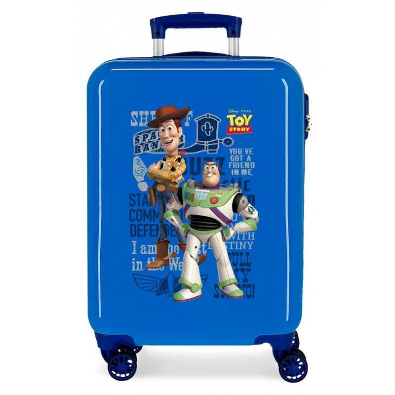 Maleta de Cabina Toy Story You´ve got a Friend on me rígida 55cm Azul