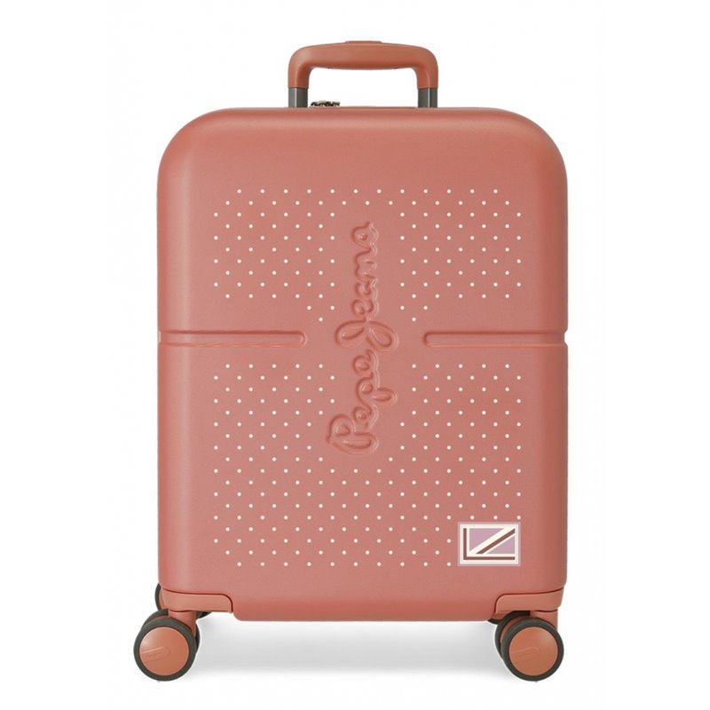 Maleta de cabina Pepe Jeans Laila terracota rígida 55cm
